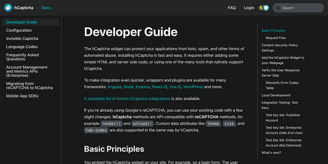 hCaptcha.com Docs